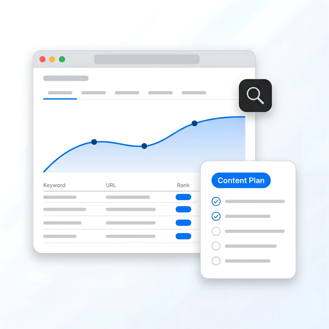 Fashion SEO strategy workflow on laptop