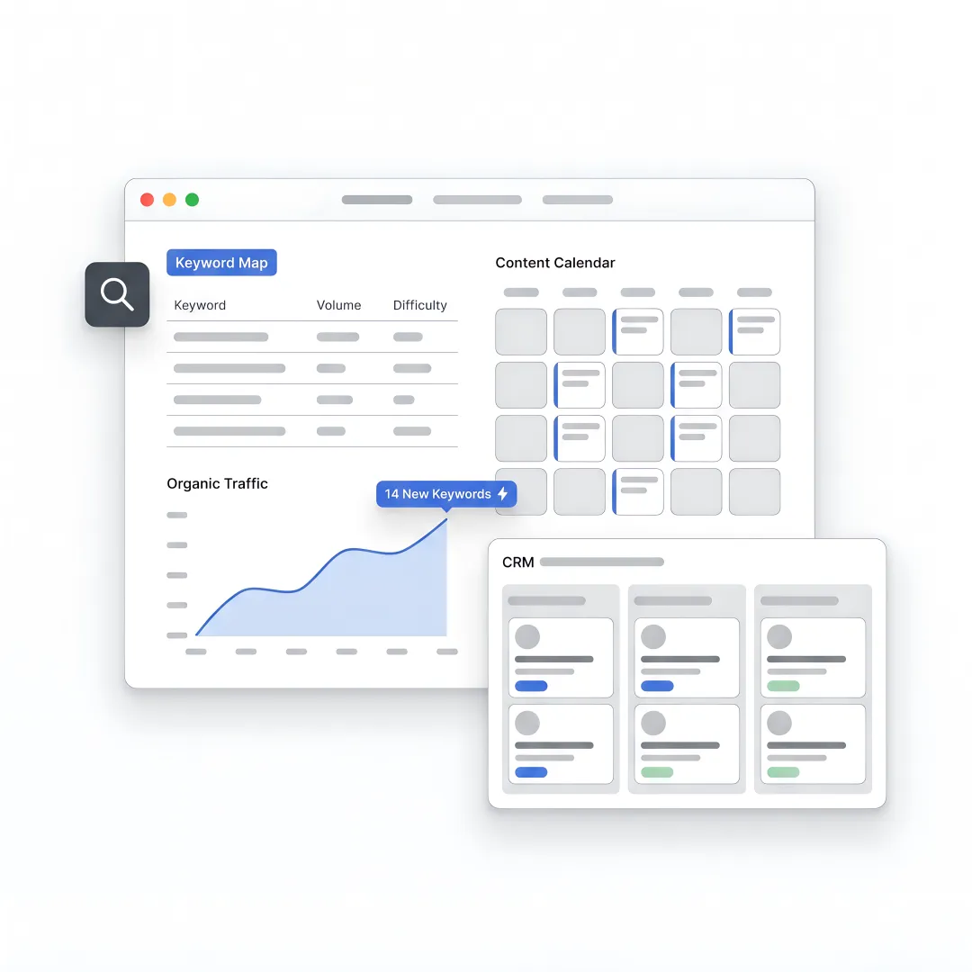 SEO lead generation process planning
