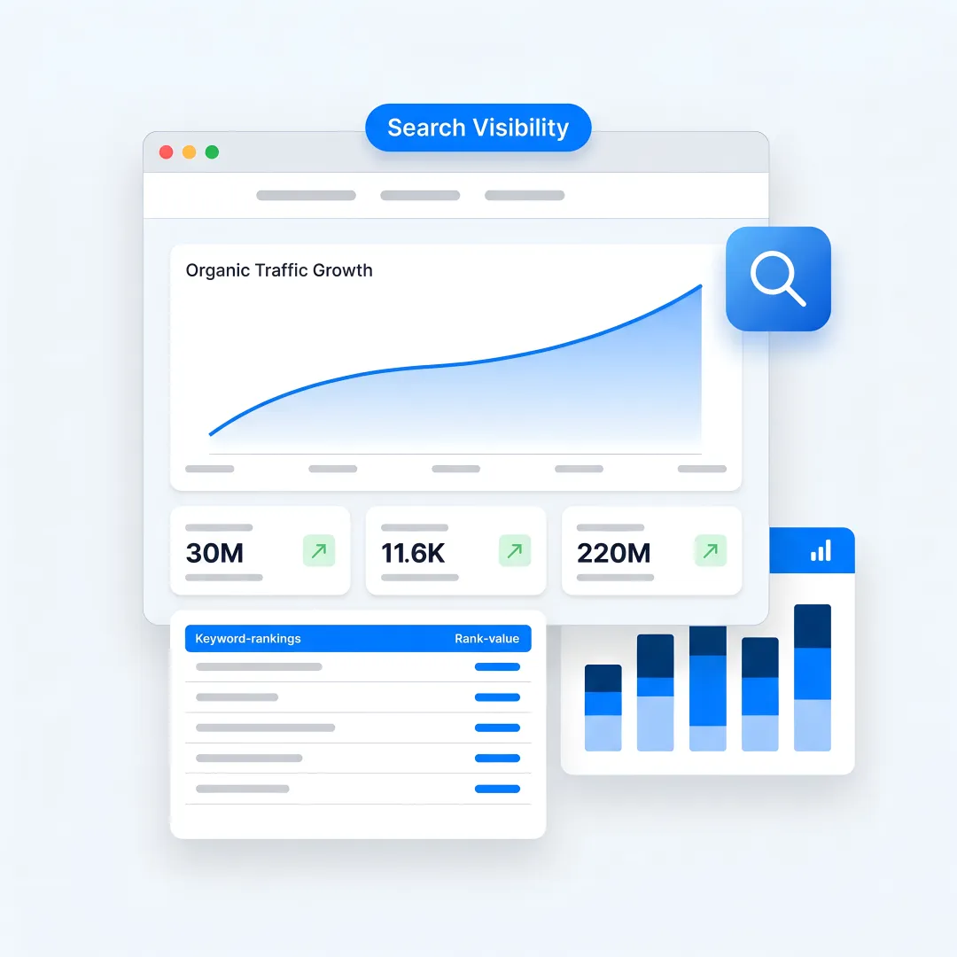 Manufacturing SEO dashboard for New Bedford company