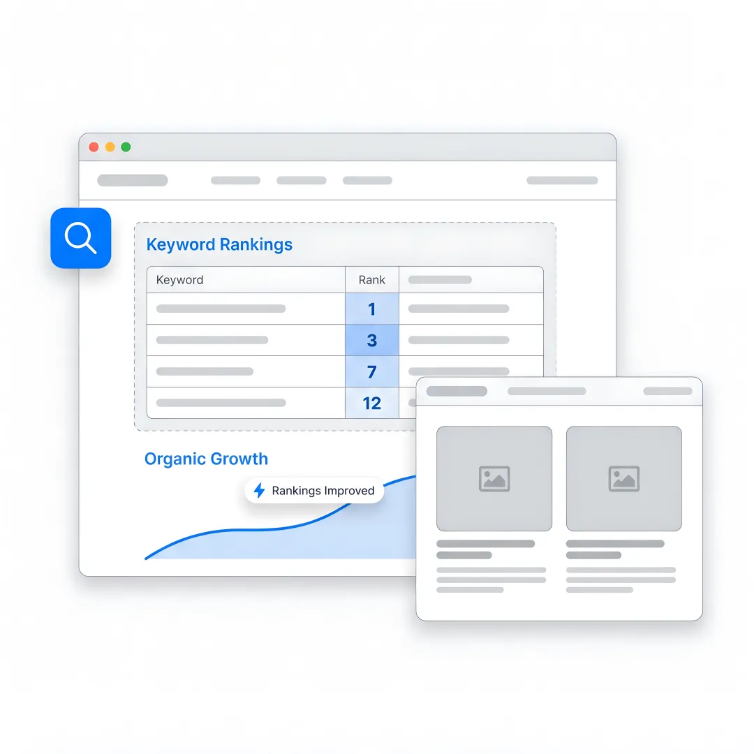 Jewelry SEO marketing dashboard