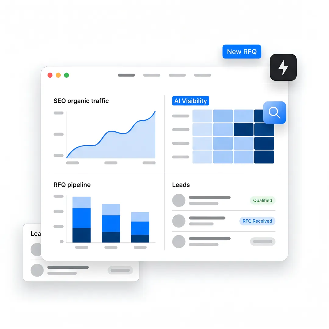 Austin B2B team reviewing lead generation analytics