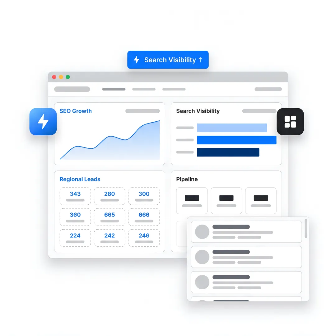 Manufacturing marketing strategy dashboard