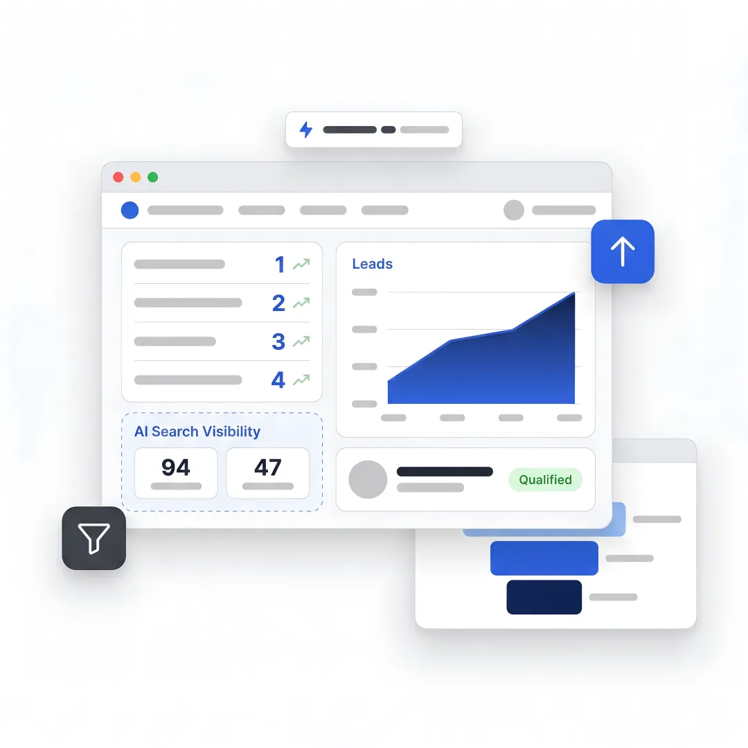 San Francisco B2B local SEO dashboard