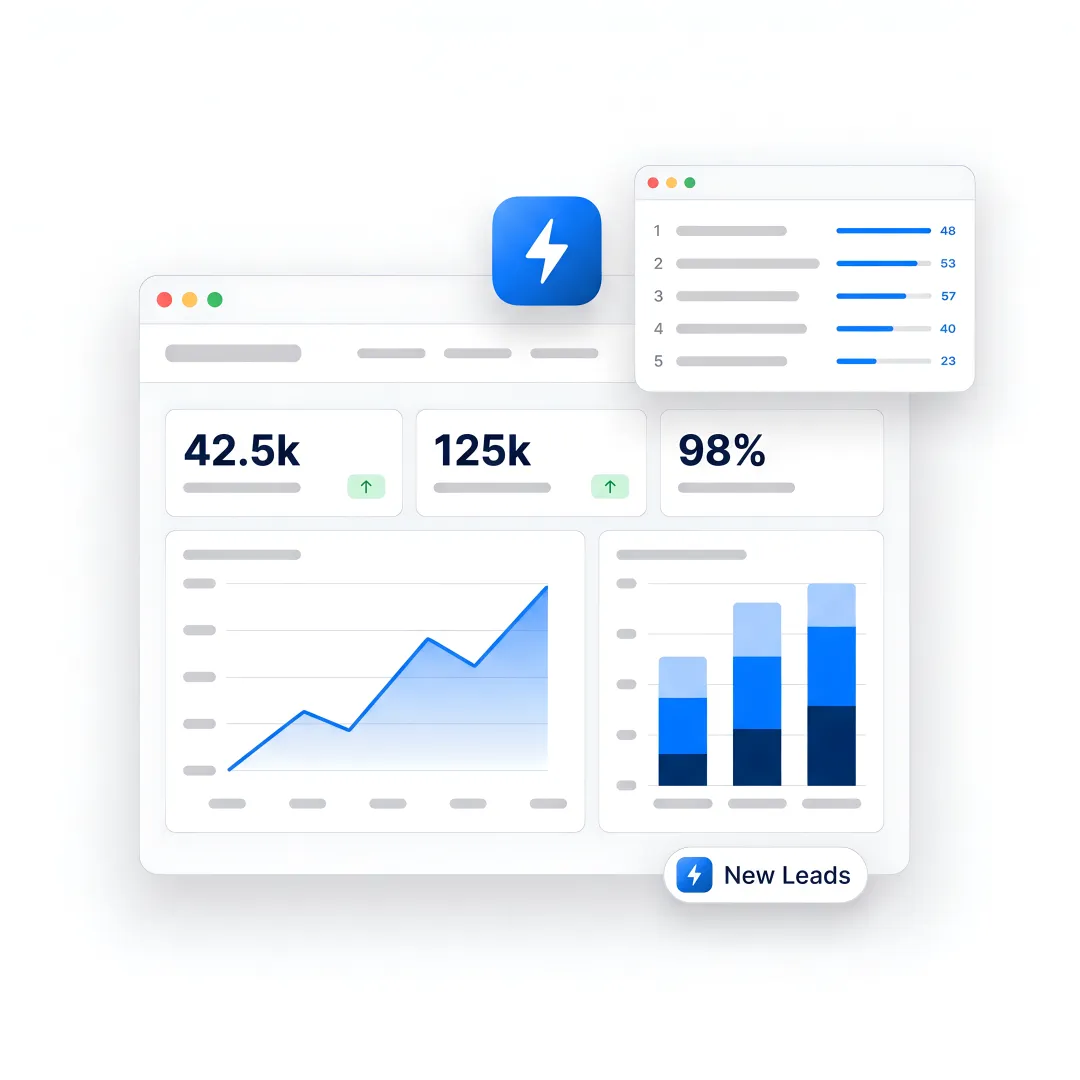 B2B SEO dashboard for Friendswood growth