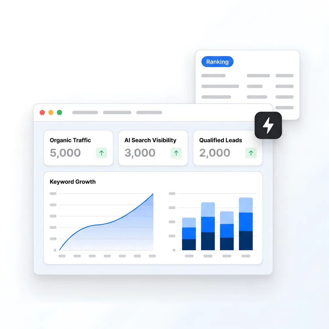 B2B SEO dashboard for Boise business
