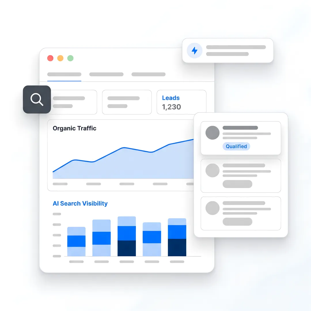 B2B SEO dashboard for Boulder businesses