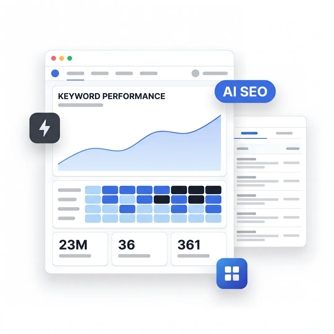 AI SEO team reviewing B2B growth analytics