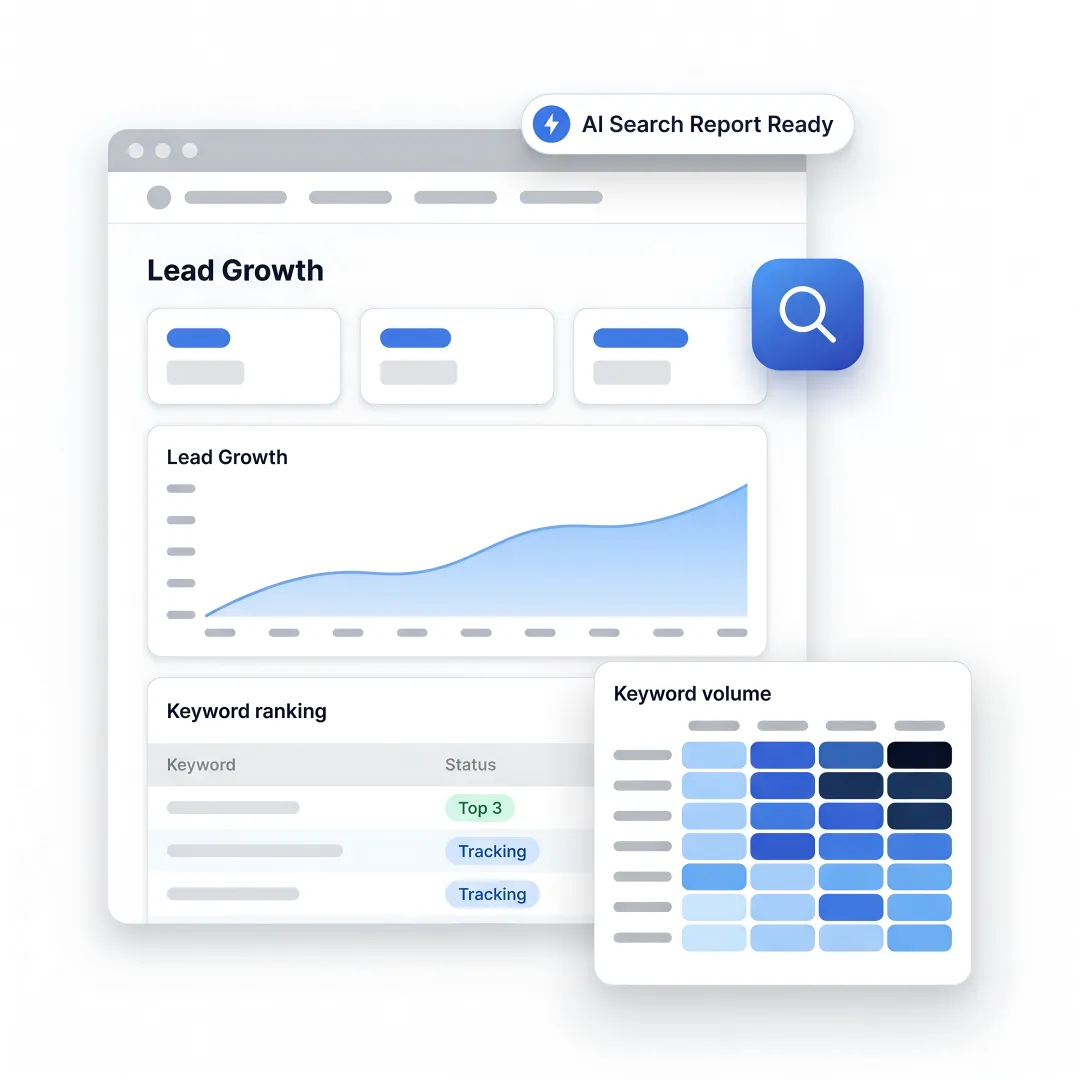 B2B SEO team reviewing growth dashboard