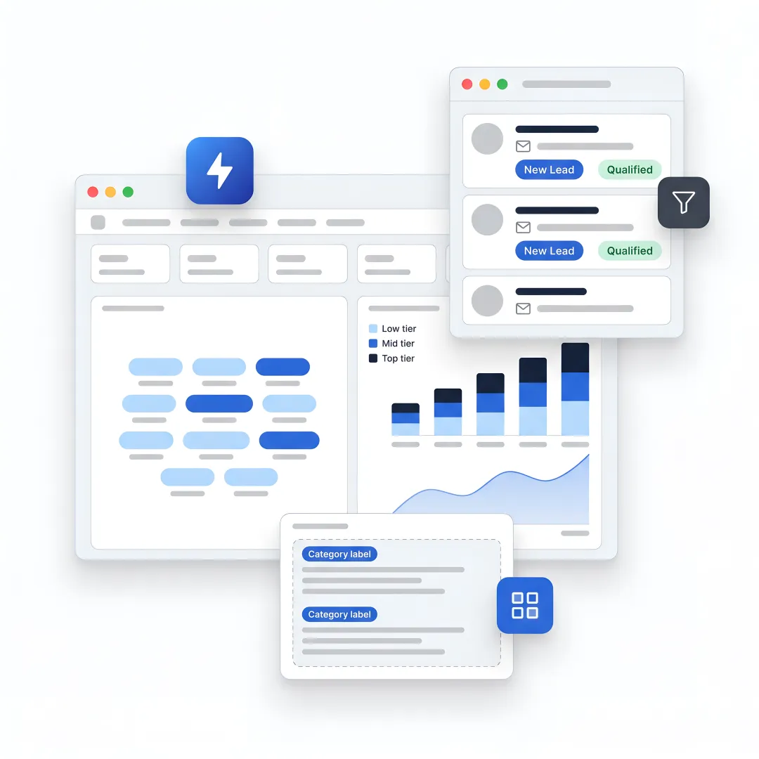 SEO team reviewing B2B growth workflow