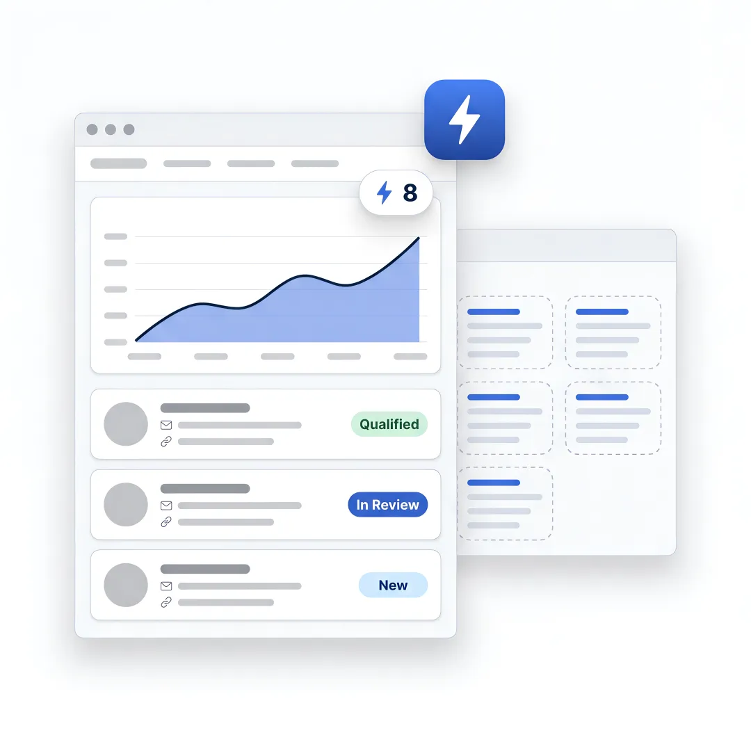 B2B SEO strategist reviewing growth dashboard