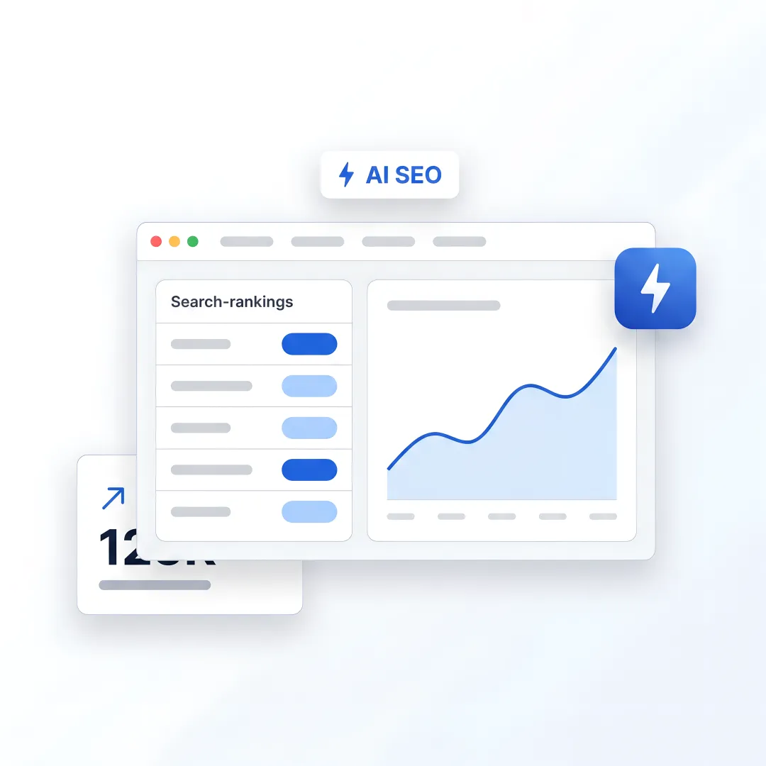 B2B SEO strategist reviewing growth dashboard