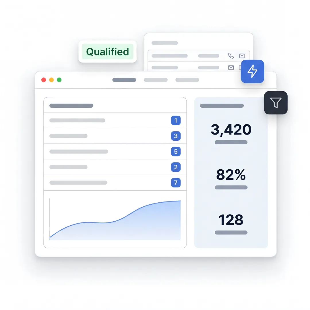 B2B SEO dashboard for Frisco lead generation