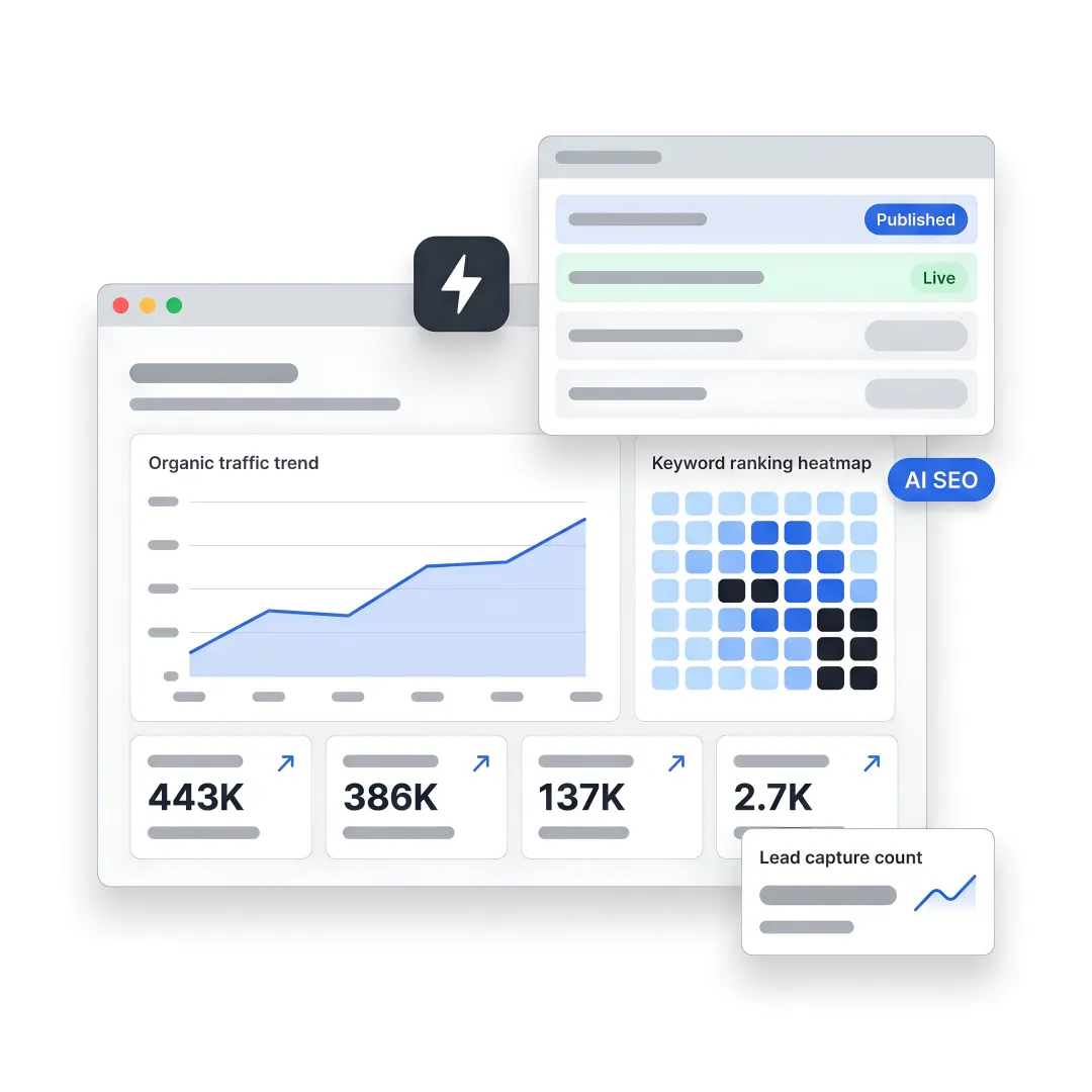 Startup team planning SEO growth strategy