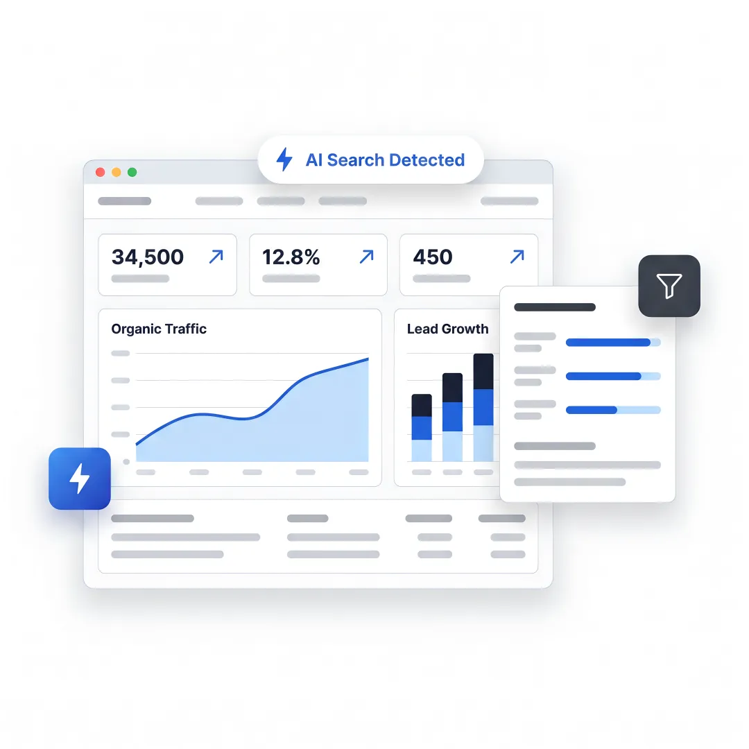 B2B SEO dashboard for Sonoma County businesses