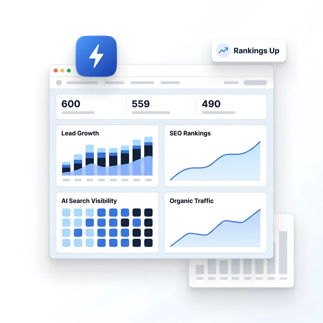 AI SEO dashboard for B2B growth