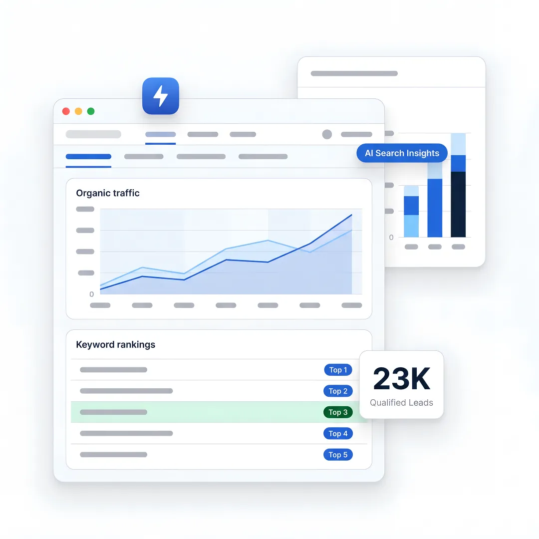 B2B SEO dashboard for El Paso business growth