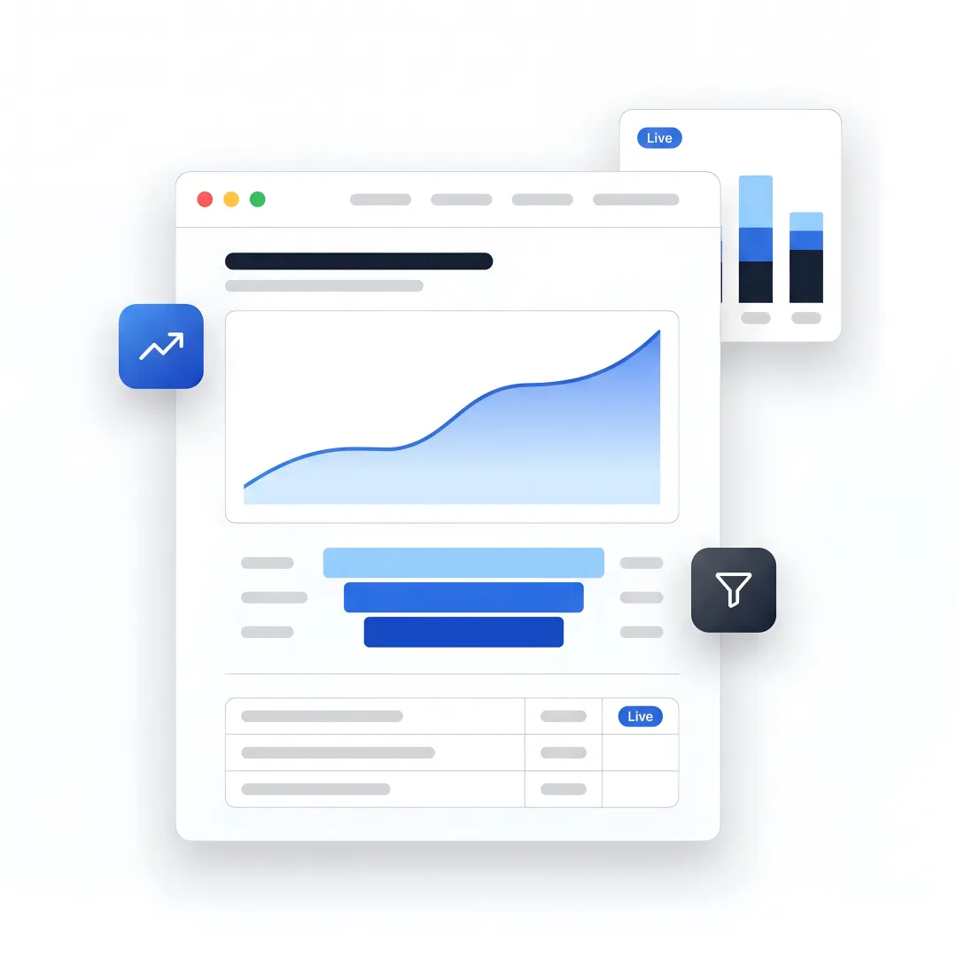AI SEO dashboard for Brighton B2B lead generation