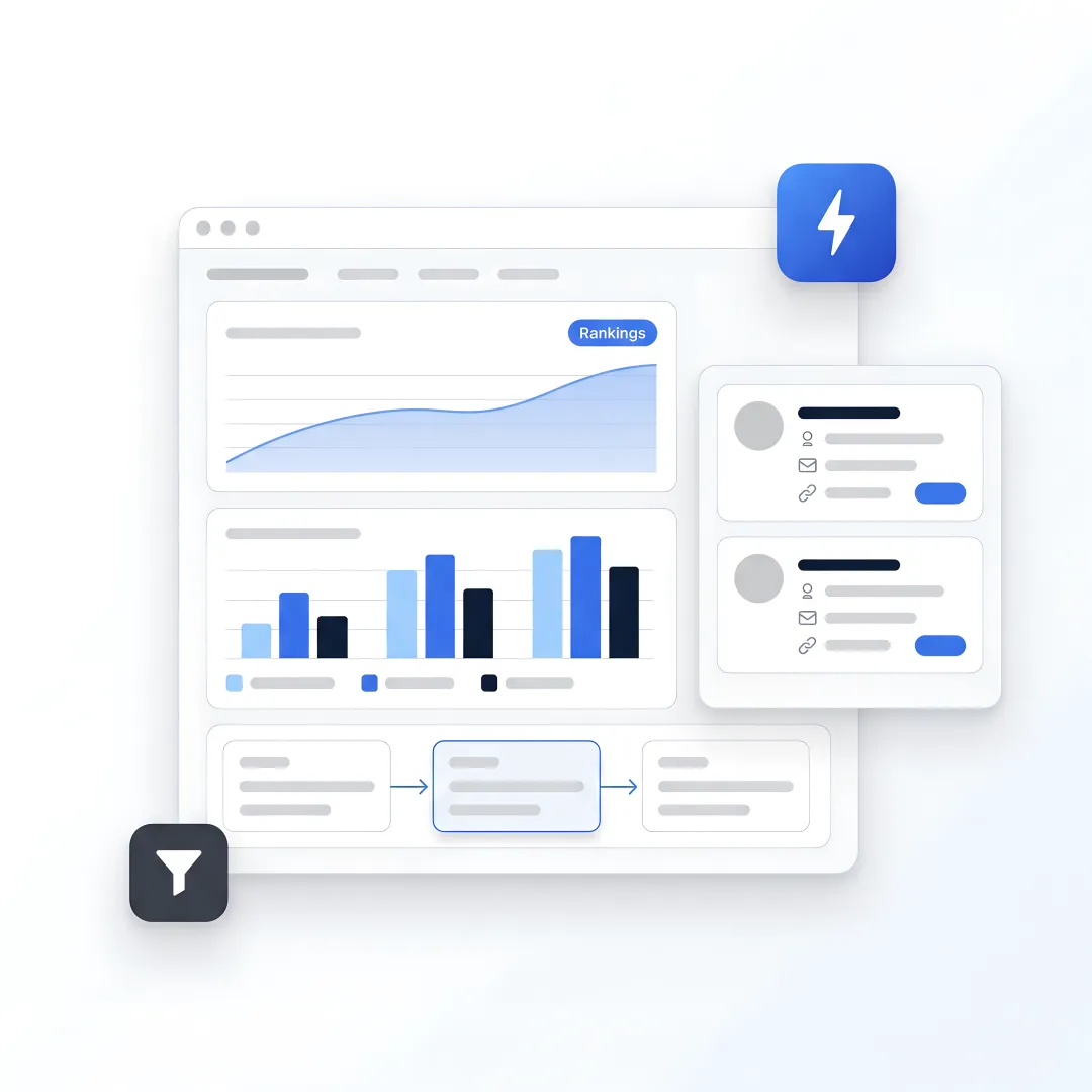 AI optimization dashboard for B2B growth