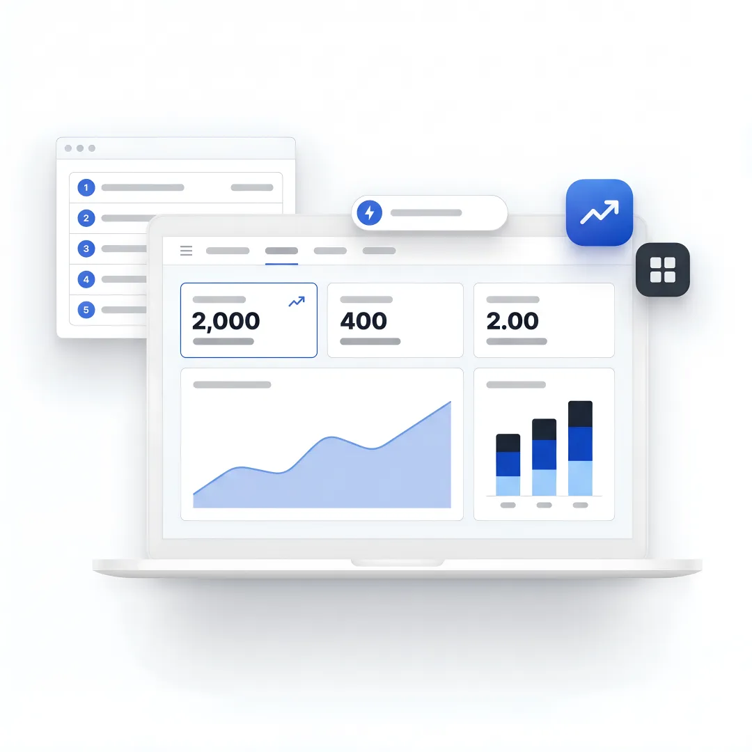AI SEO dashboard for a Provo business