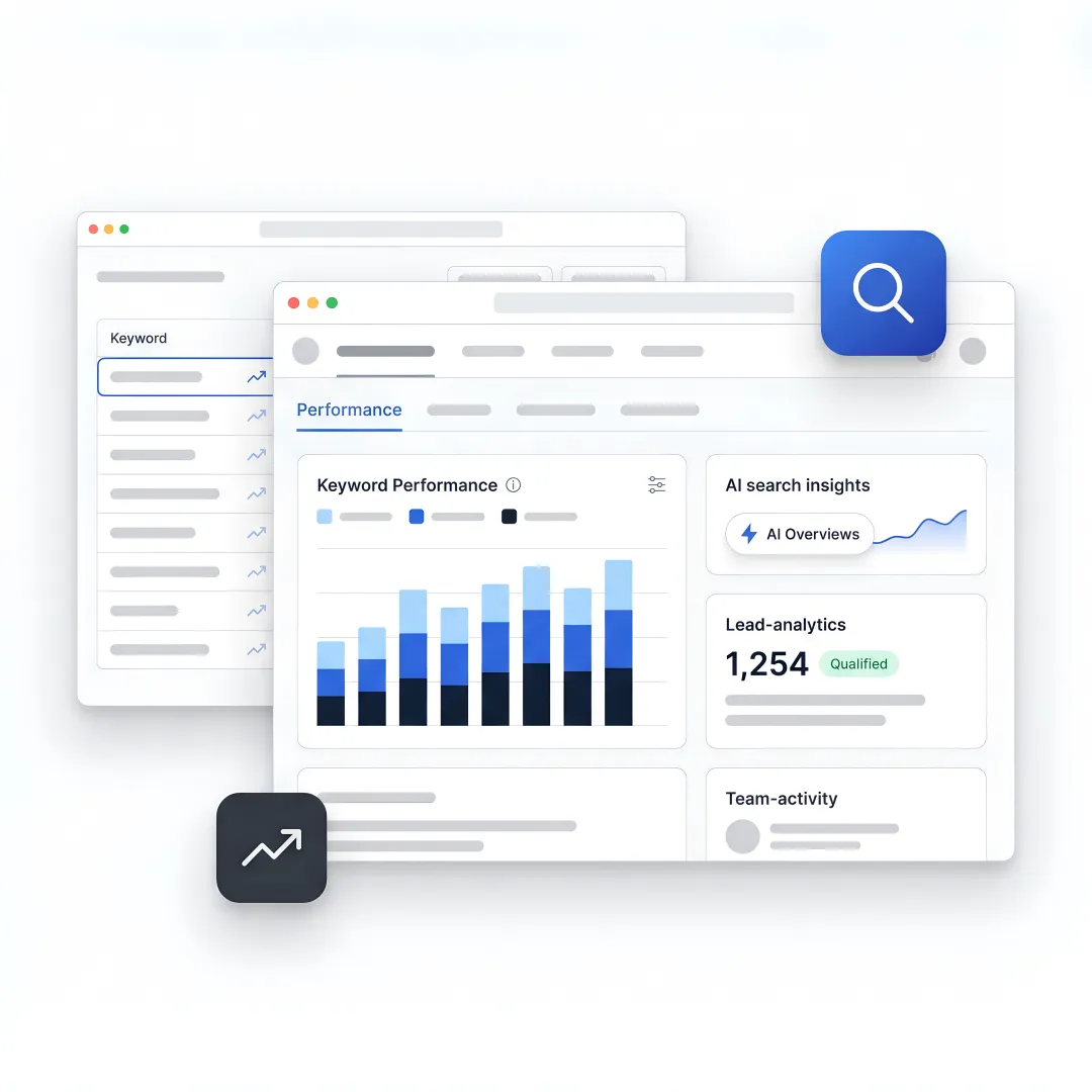 SEO team reviewing growth analytics dashboard