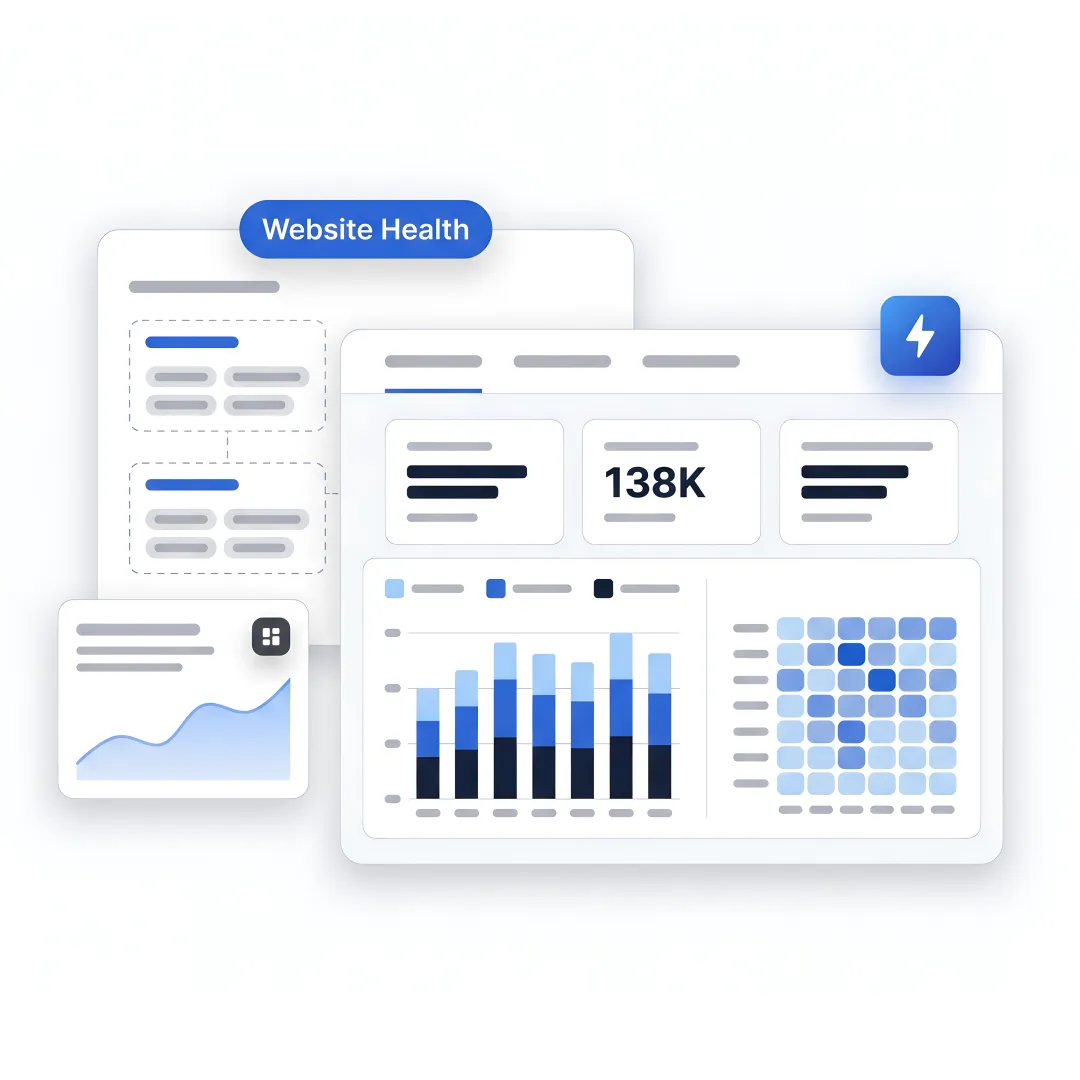 SEO strategist reviewing search analytics