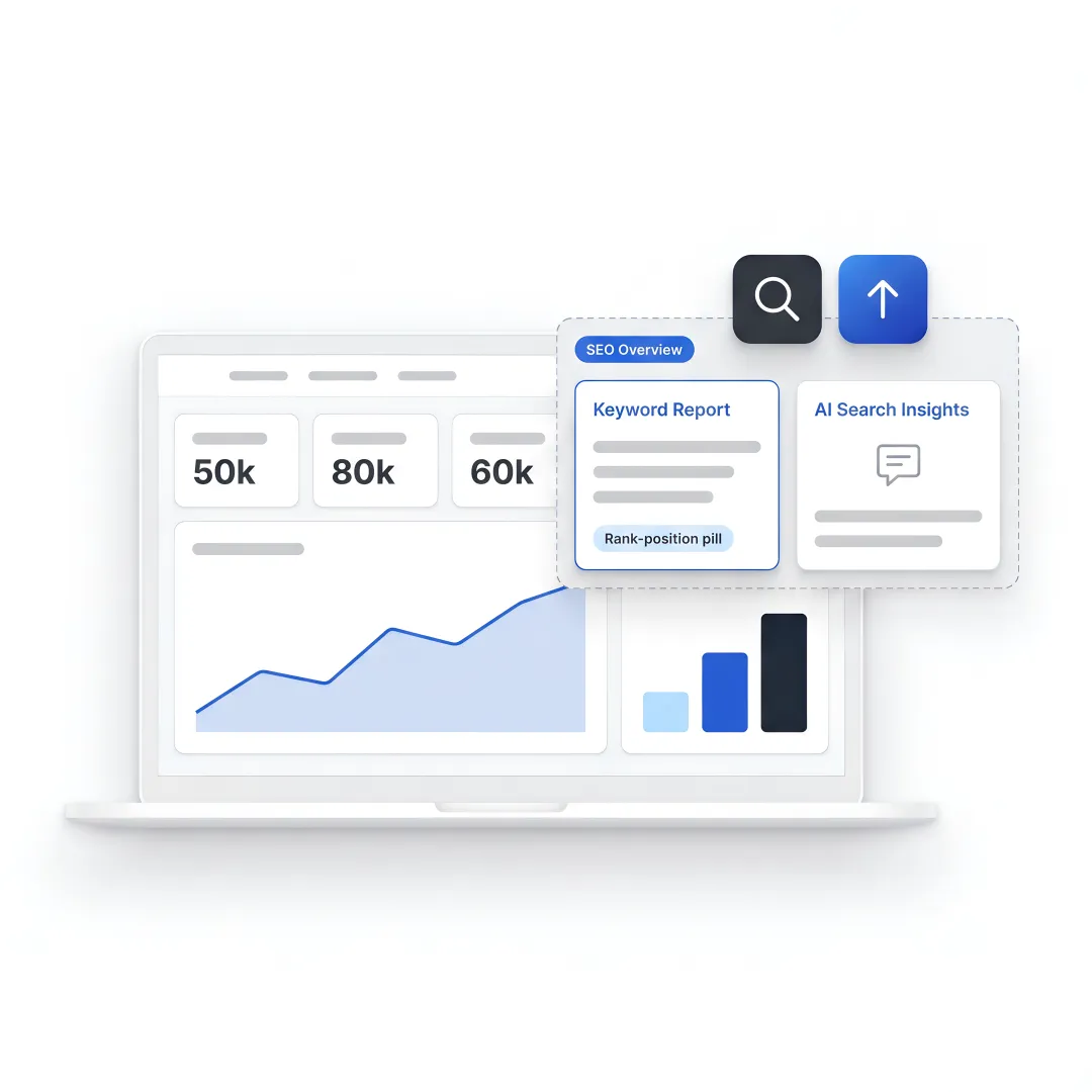SEO strategist reviewing analytics dashboard