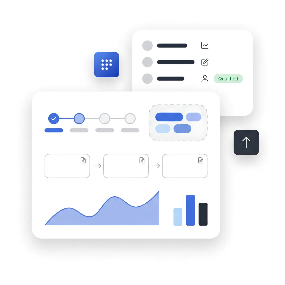 SEO team reviewing growth process dashboard