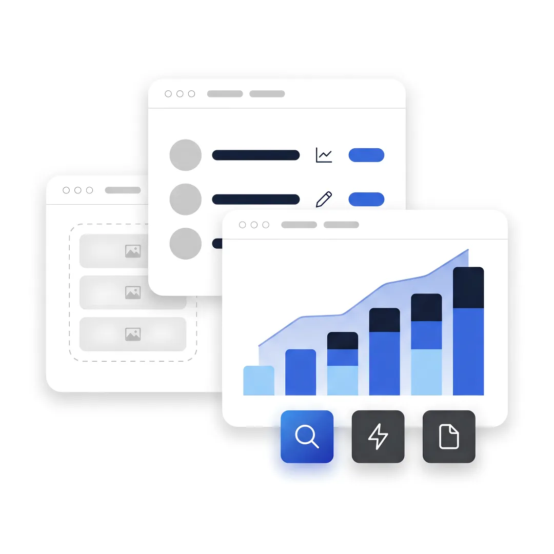 B2B SEO team reviewing search growth strategy