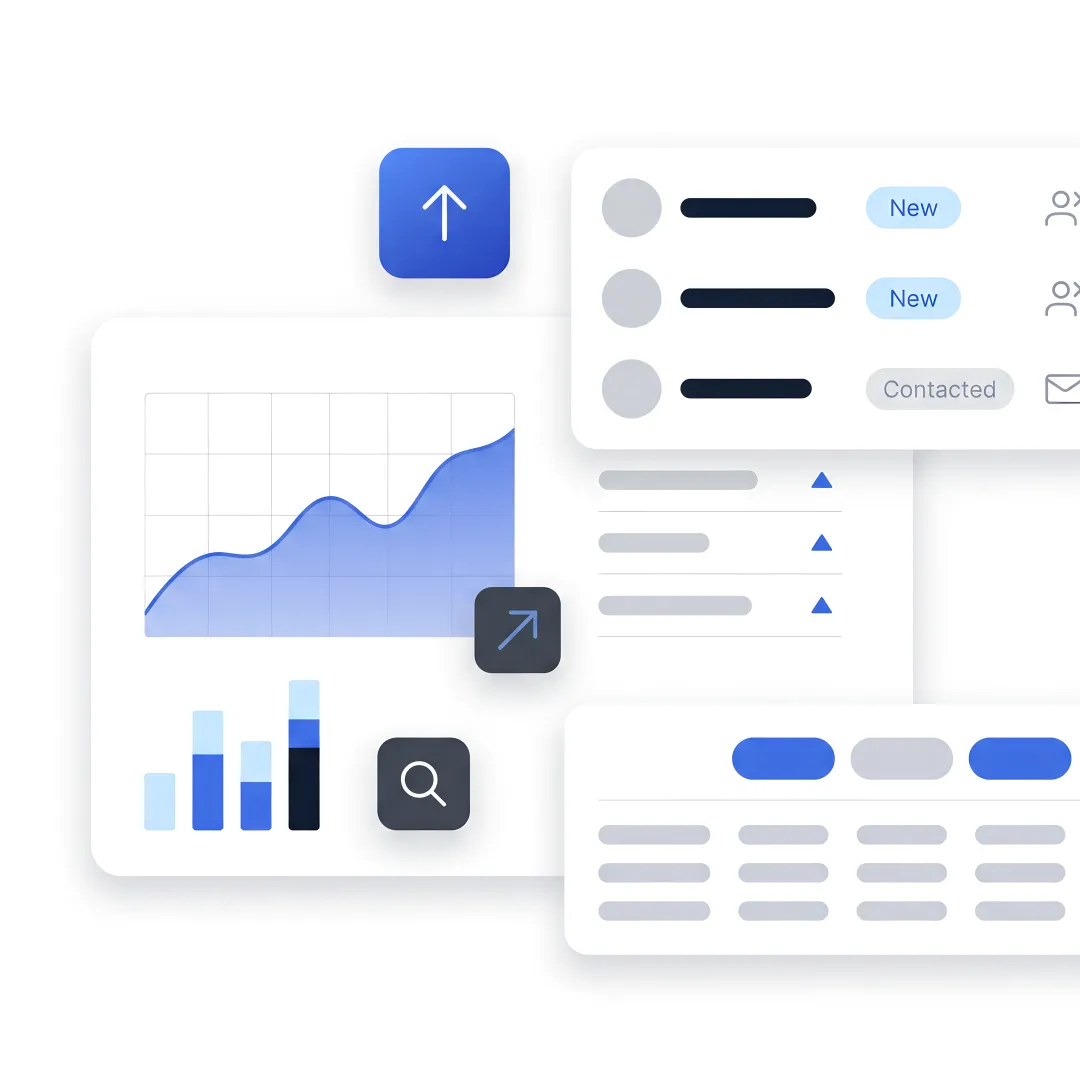 SEO strategist reviewing remodeling contractor growth dashboard
