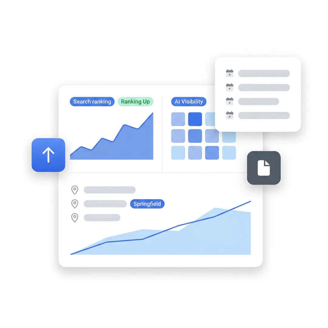 SEO marketing dashboard for Springfield business growth