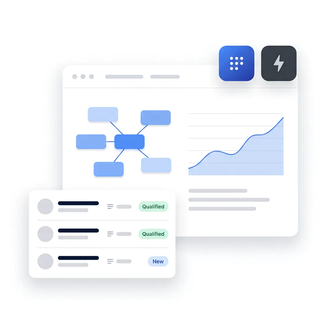 Programmatic SEO agency team using AI dashboard
