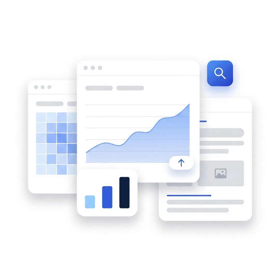 SEO strategist reviewing analytics dashboard
