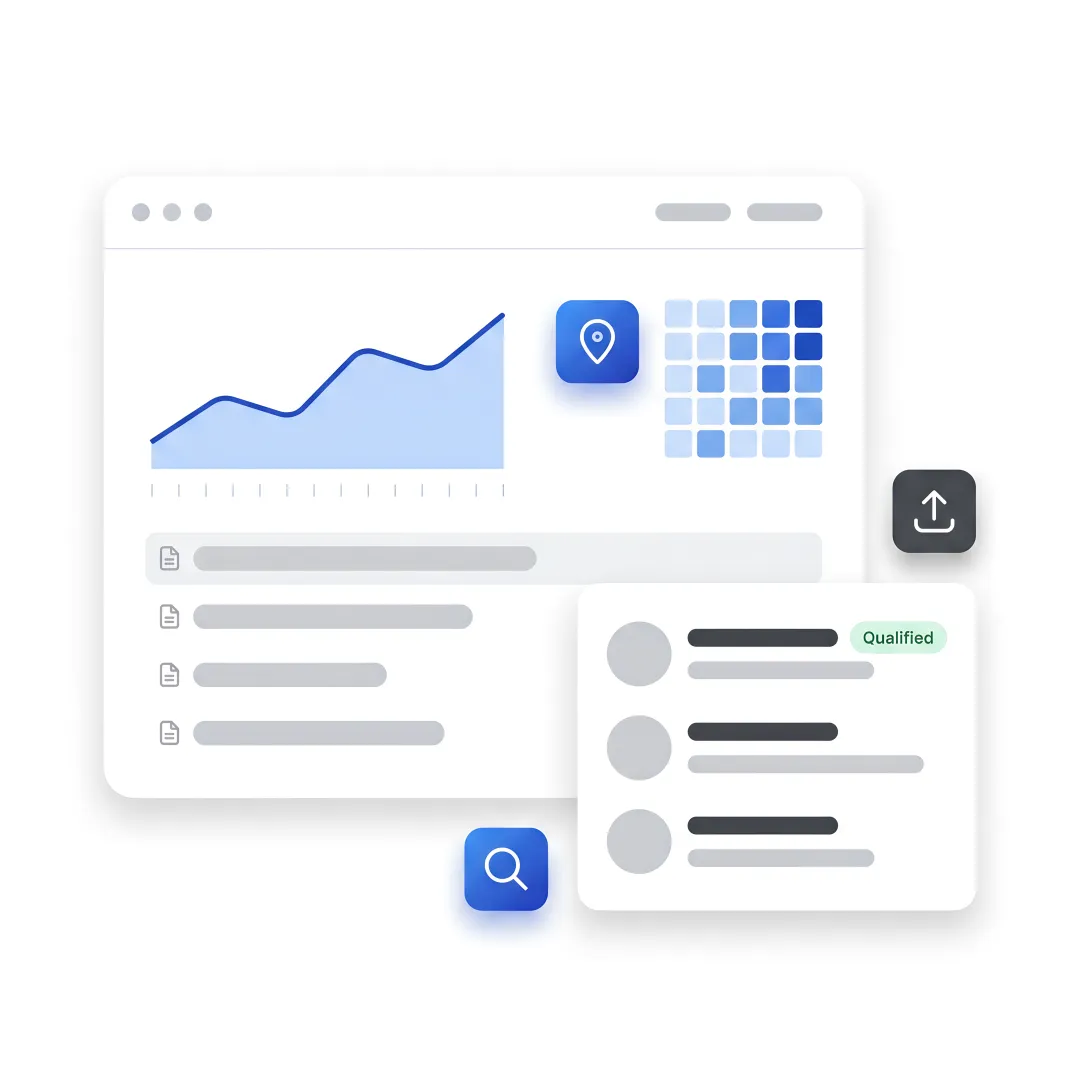 AI SEO dashboard for an Atlanta business