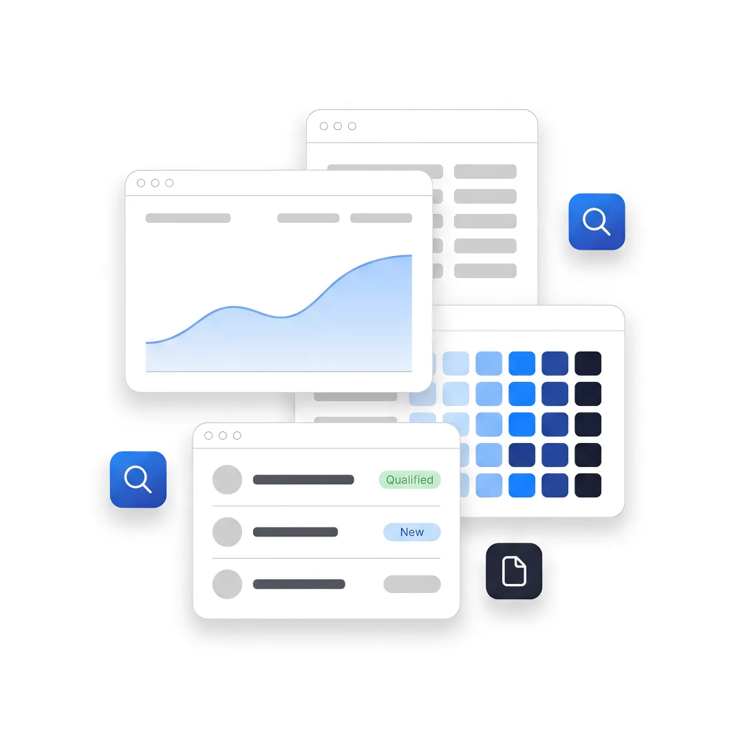 SEO strategist reviewing AI search analytics