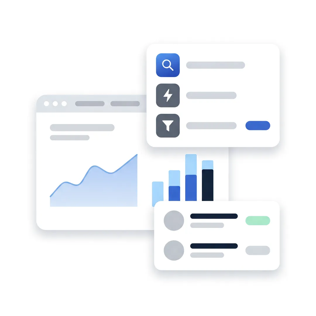 SEO strategist reviewing analytics dashboard