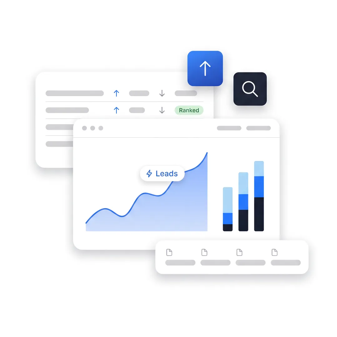 SEO team reviewing search performance dashboard