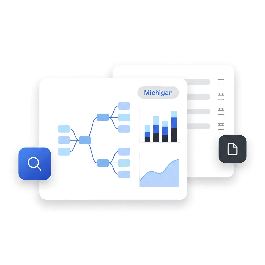 SEO team reviewing keyword strategy and analytics