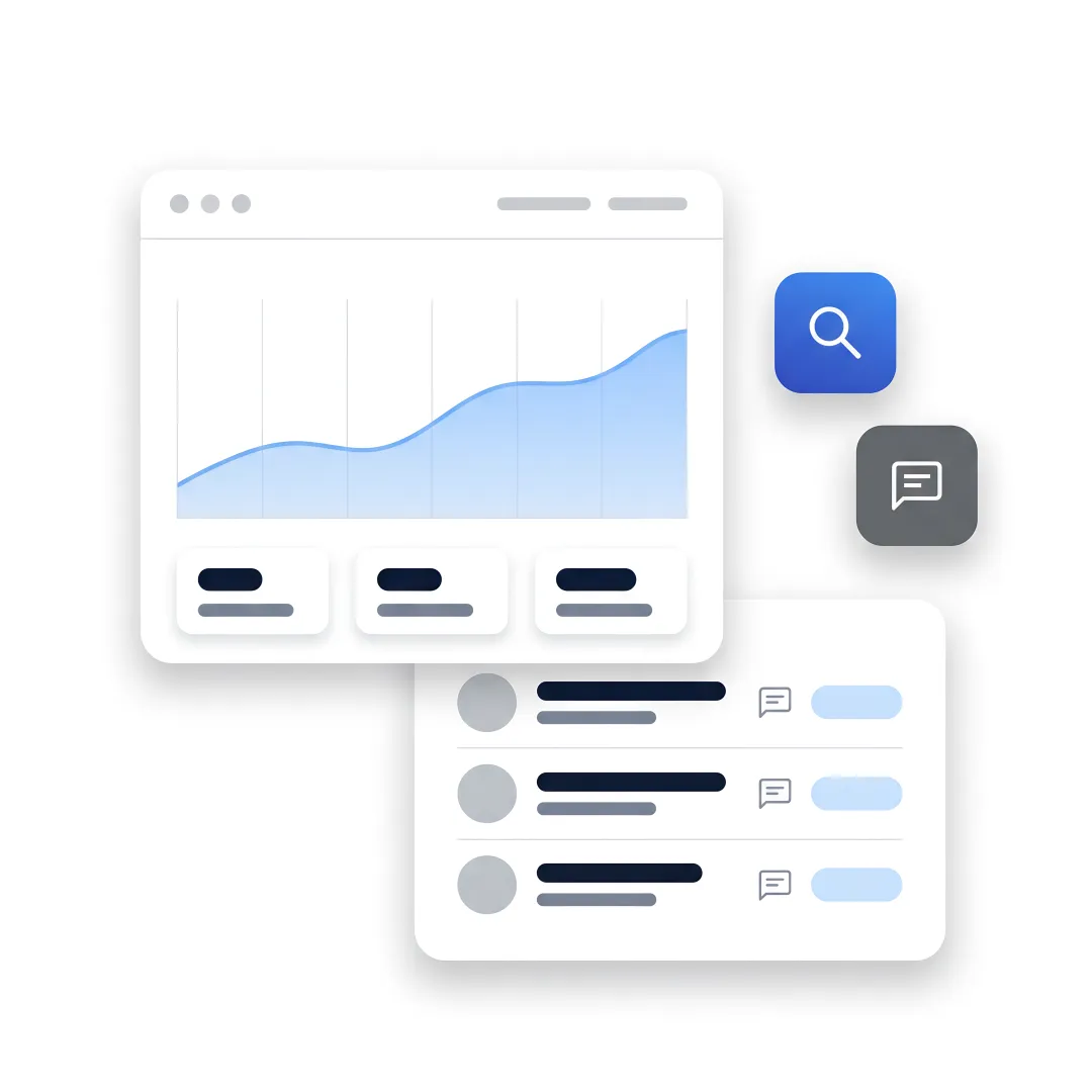 Doctor reviewing healthcare SEO analytics