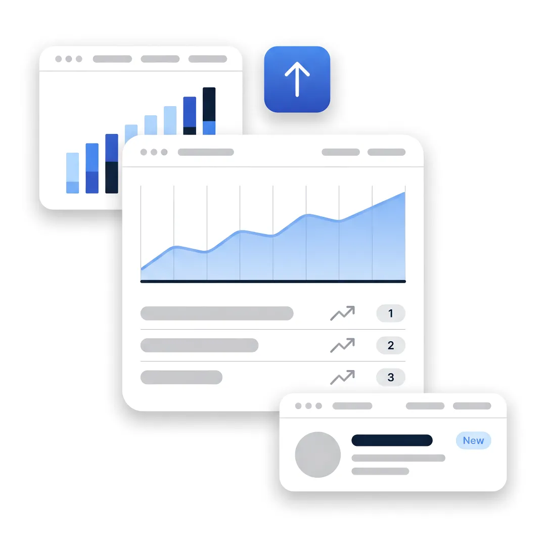 SEO strategist reviewing search performance dashboard