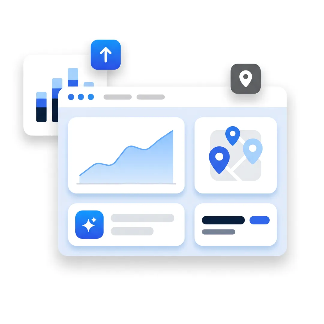 SEO strategist reviewing search performance dashboard