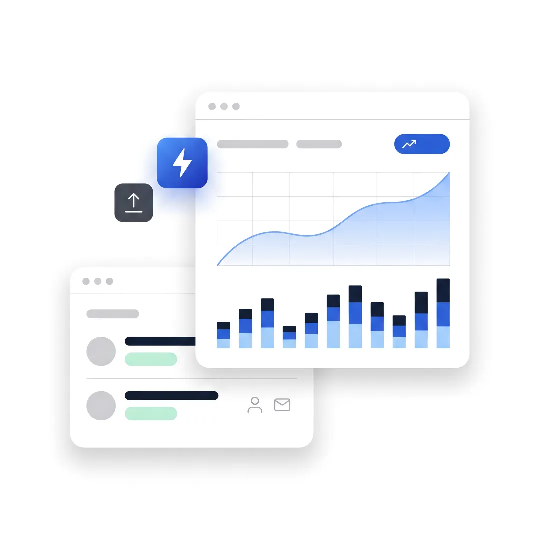 SEO strategist reviewing AI growth dashboard