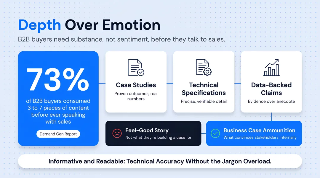 B2B versus B2C SEO strategy comparison across five key factors