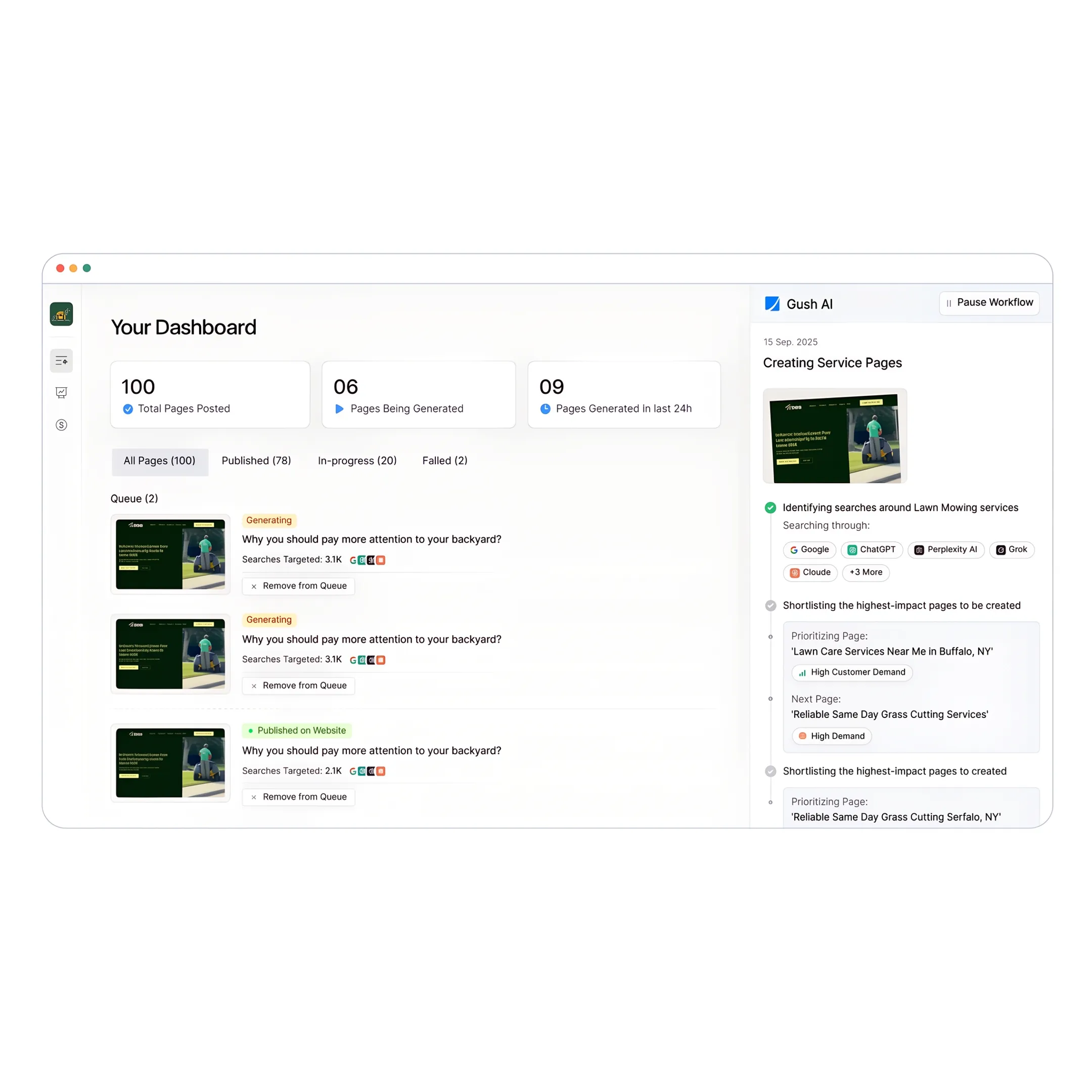 Custom ERP analytics and workflow interface