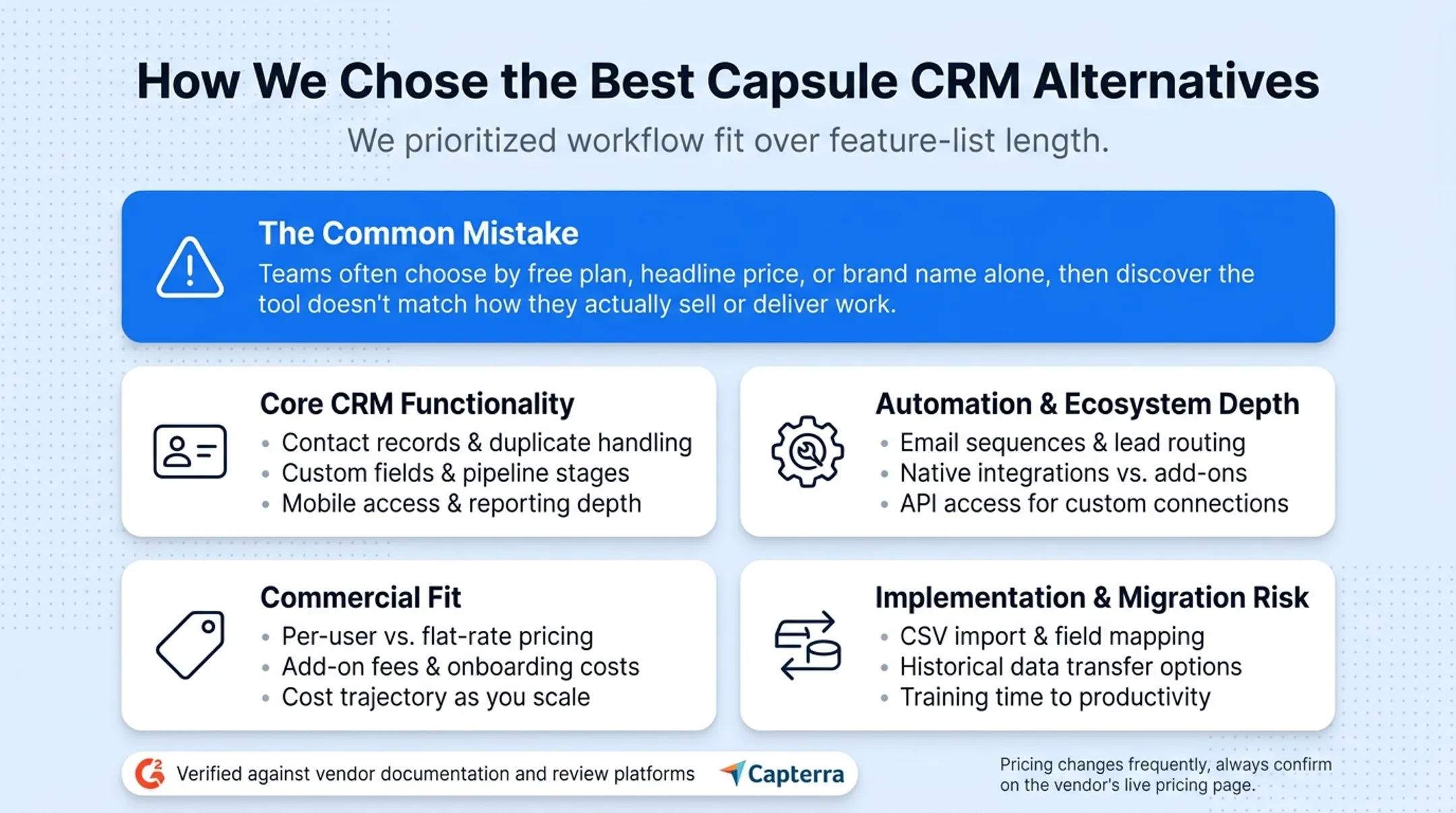 CRM migration checklist covering import export and data mapping steps