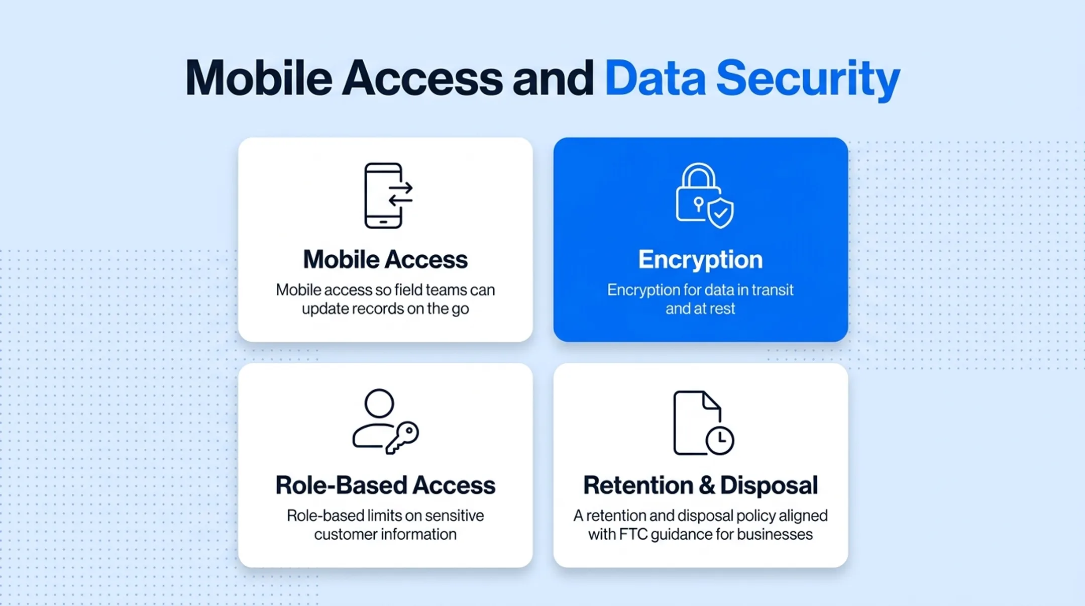 Four essential data security and mobile access requirements checklist