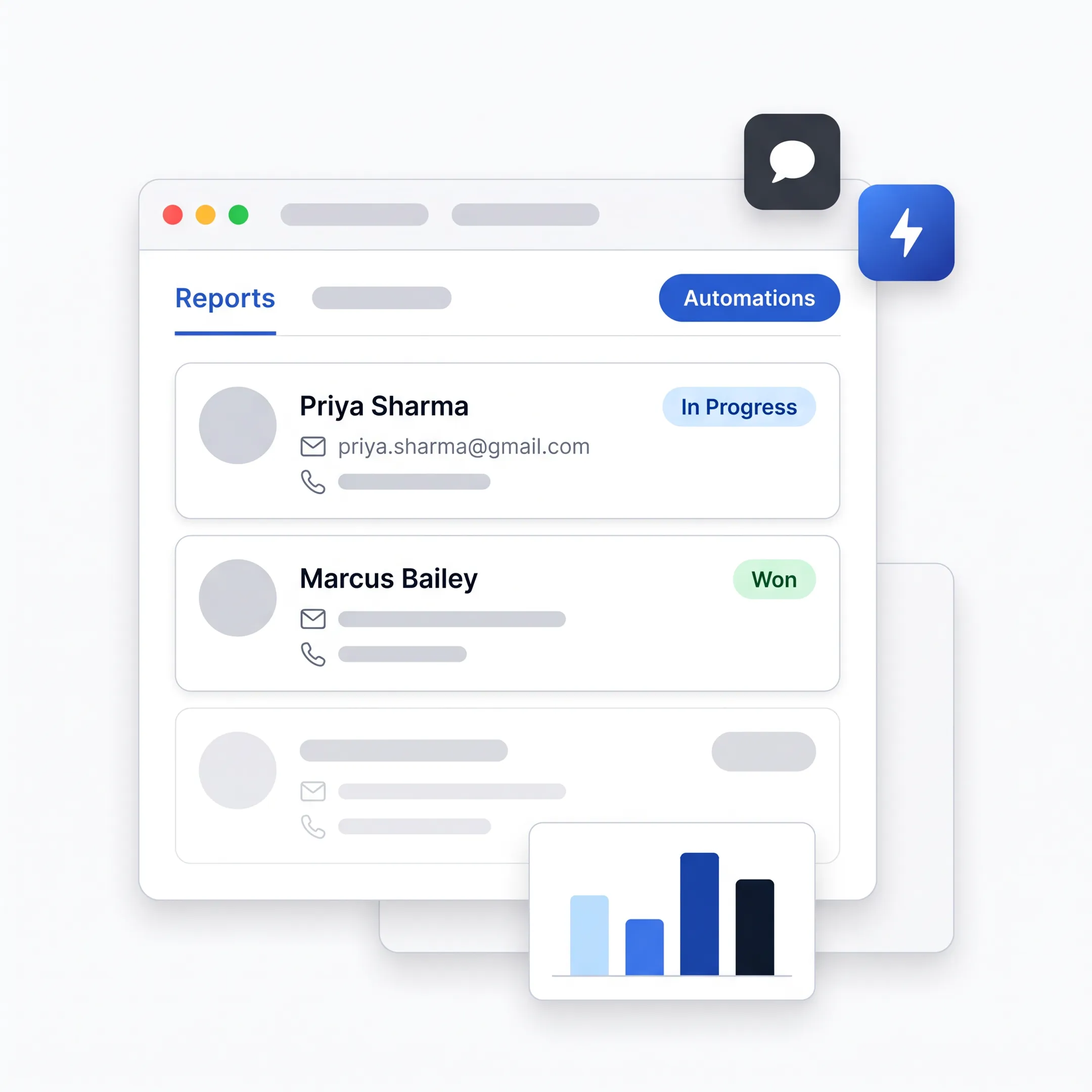 Accounting team using connected CRM and client workflow tools