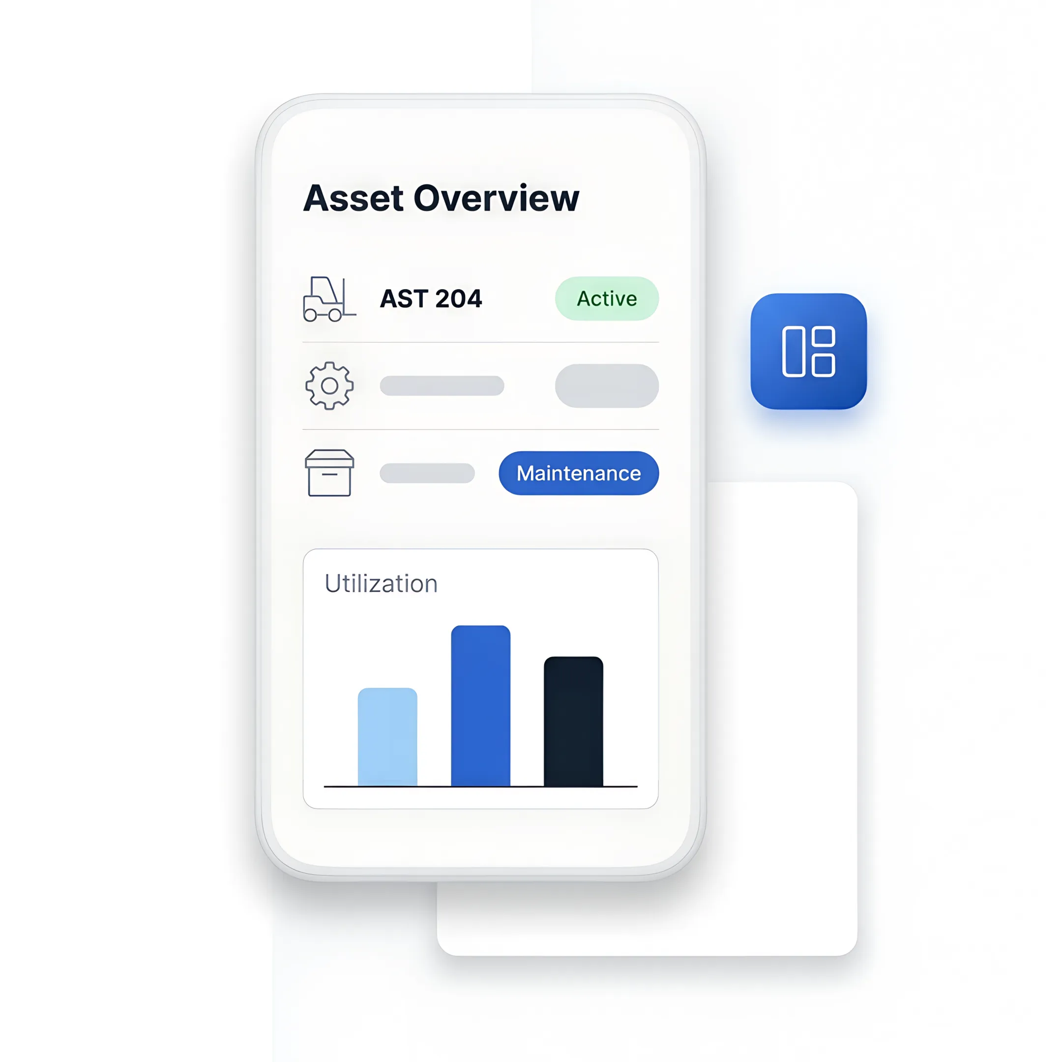 Team reviewing mobile asset management dashboard