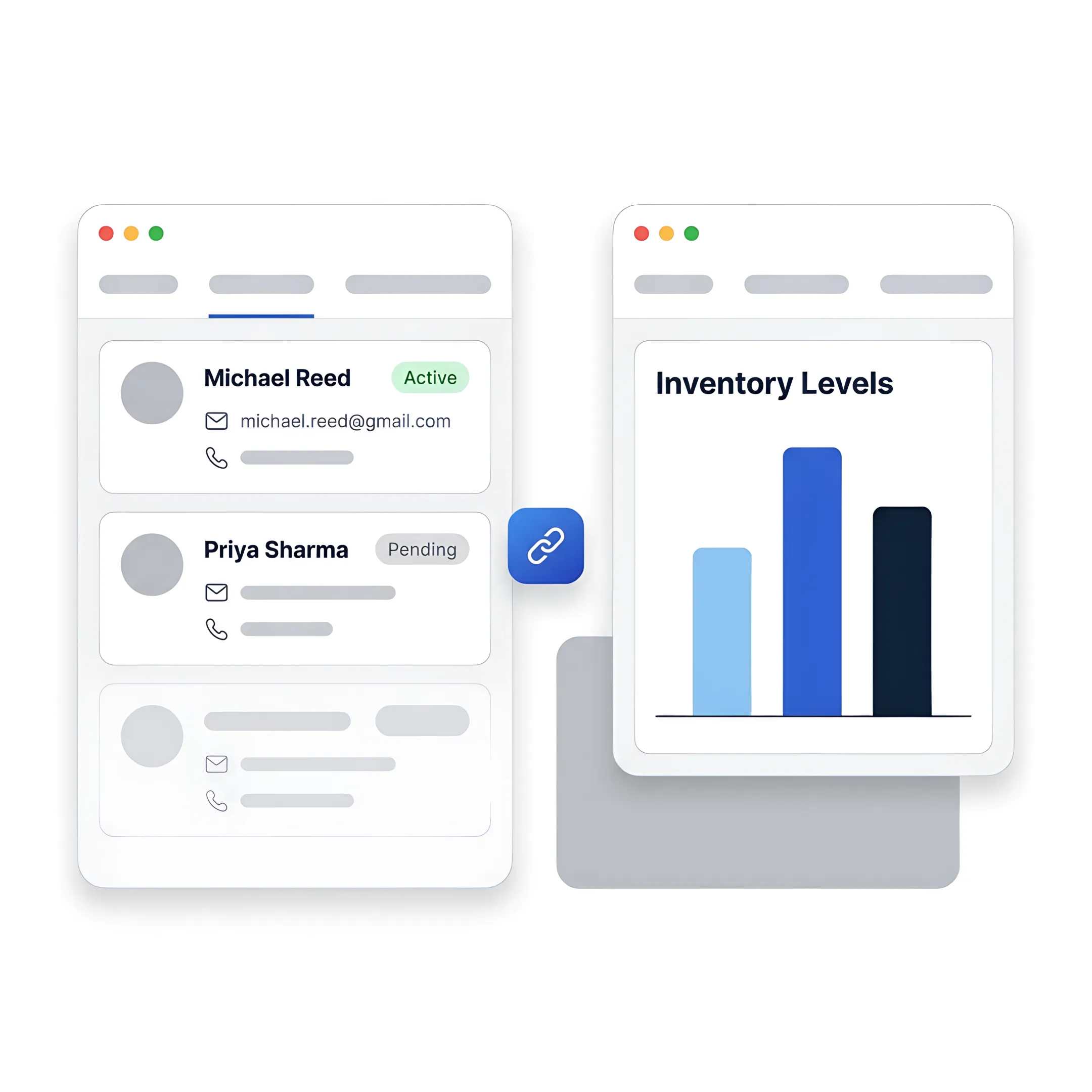 Developers reviewing custom business software