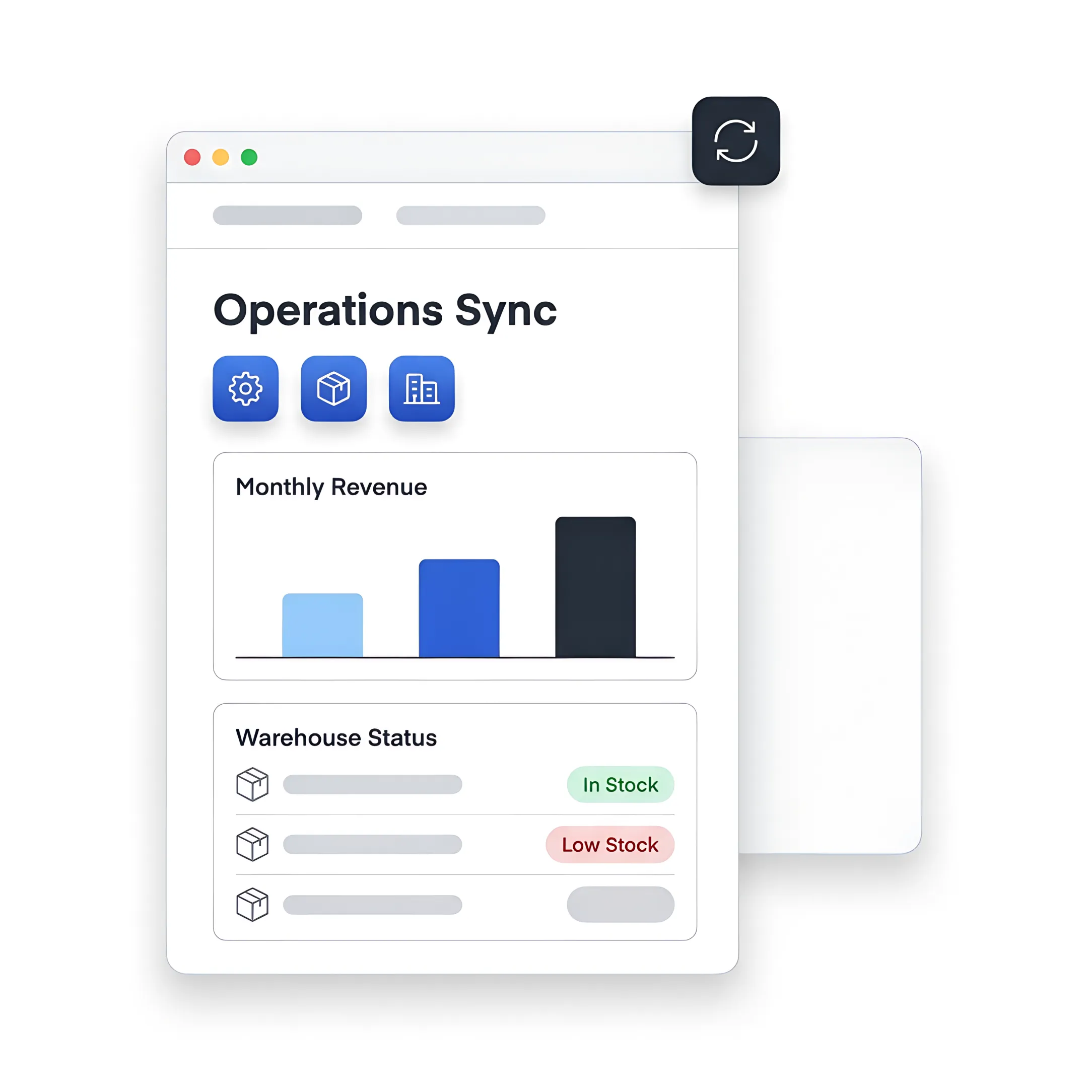 Manufacturing team reviewing connected business system data