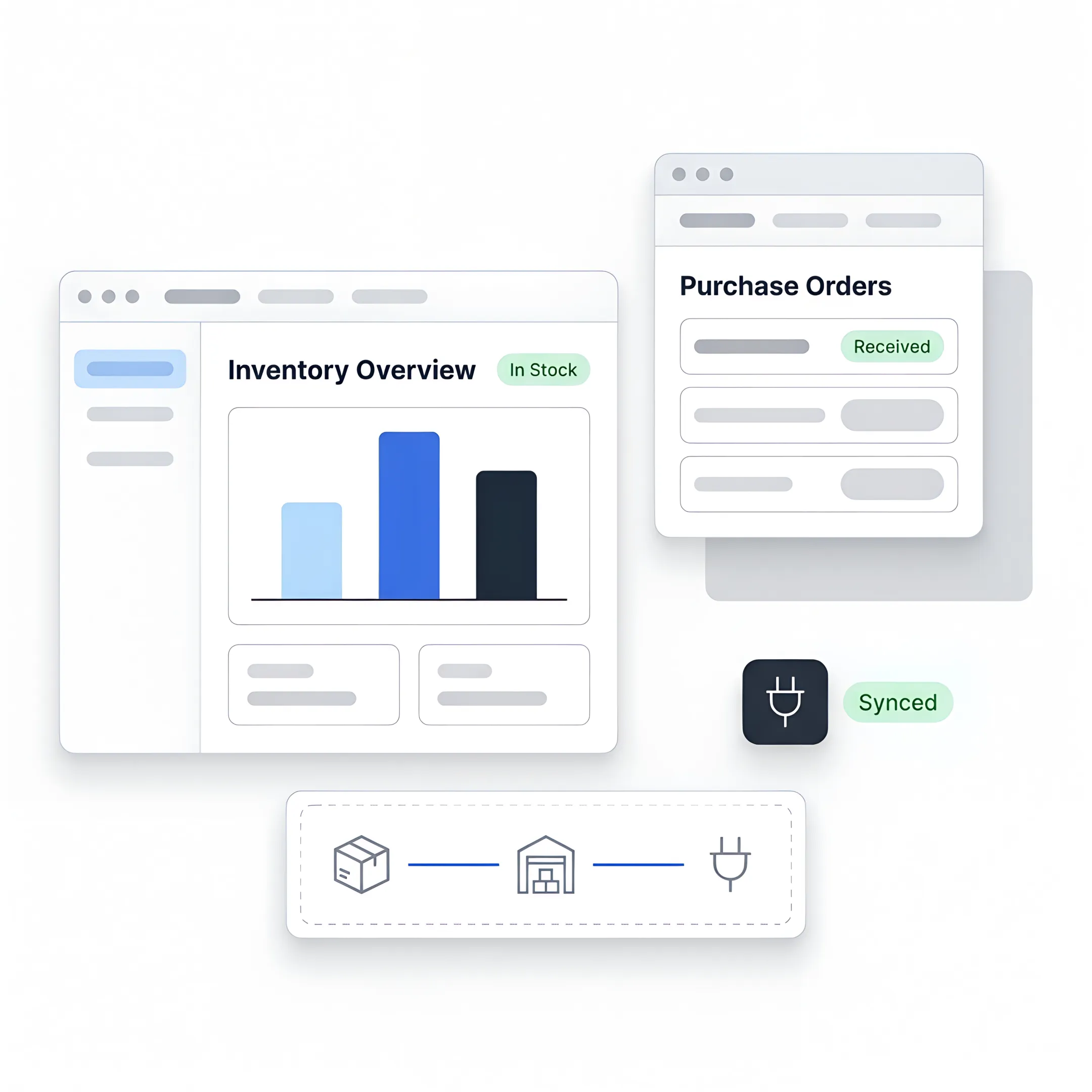 Developer reviewing supply chain management software interface